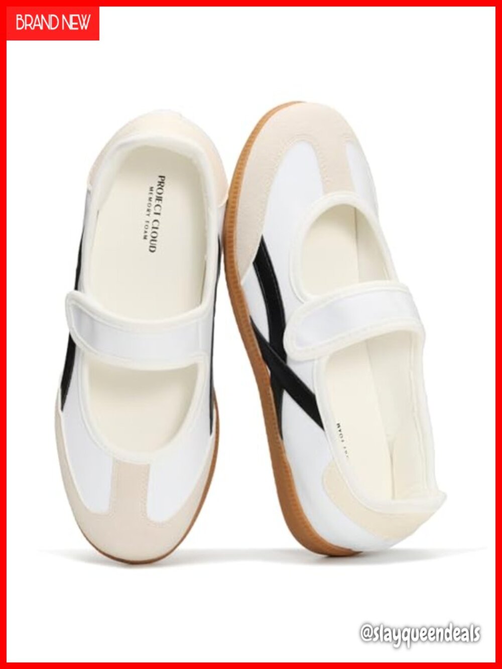 Mary Jane Shoes Womens Comfortable Fashion Sneakers Memory Foam Slip-On
